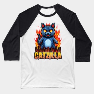 Catzilla S01 D10 Baseball T-Shirt